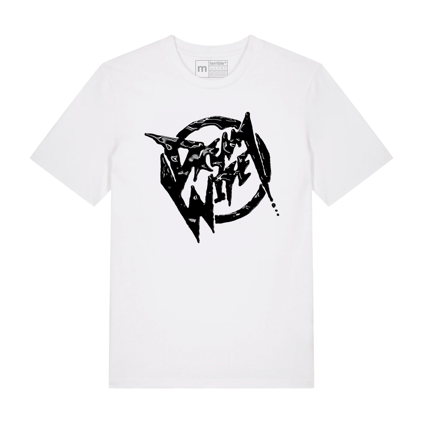 Drip Logo Tee White