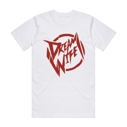 White Logo Tee